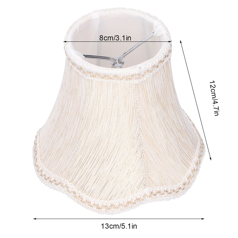 6Pcs European Style Lampshade Cloth Lamp Shade Chandelier Wall Light