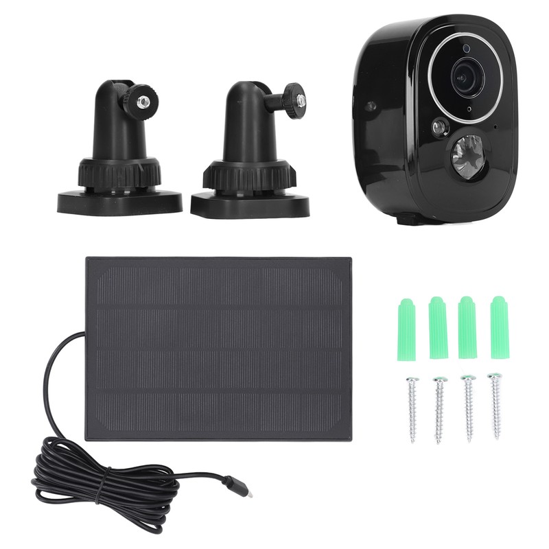 Solar Security Camera 3MP WIFI Wireless Smart PIR Human Detection