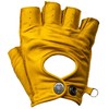 Mycl Turell Easy Rider Half Fingers Leather Motorcycle Gloves Men's