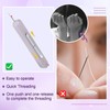 3pcs Upgraded 2 in 1 Needle Threader Seam Ripper, Multifunctional