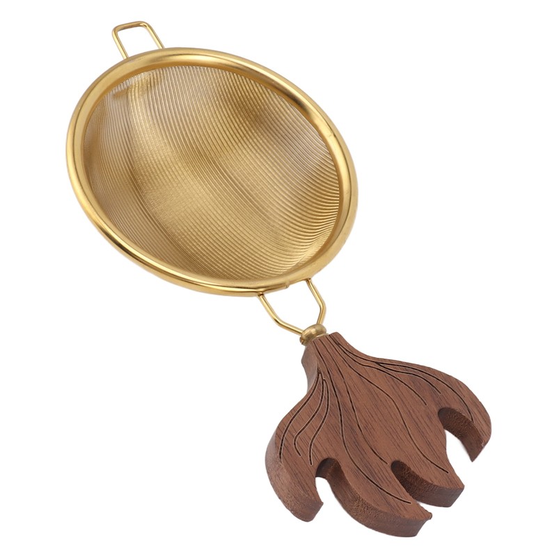 Tea Strainer with Handle Easy To Clean Large Capacity Stainless
