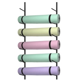 Estante para esterilla de yoga de 6 niveles