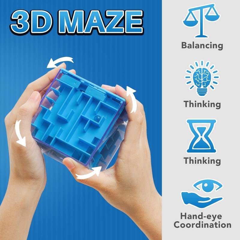 2 Pack Money Maze Puzzle Box, Perfect Money Holder Puzzle