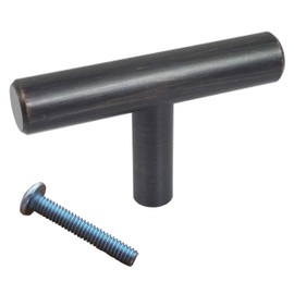 (1 Piece, L: 2 Inch) Swiss Kelly Hardware Oil Rubbed Bronze Kitchen Cabinet Handles Drawer Pulls Knobs