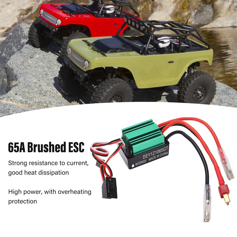 540 Brushed Motor with 65A T Plug ESC High Torsion
