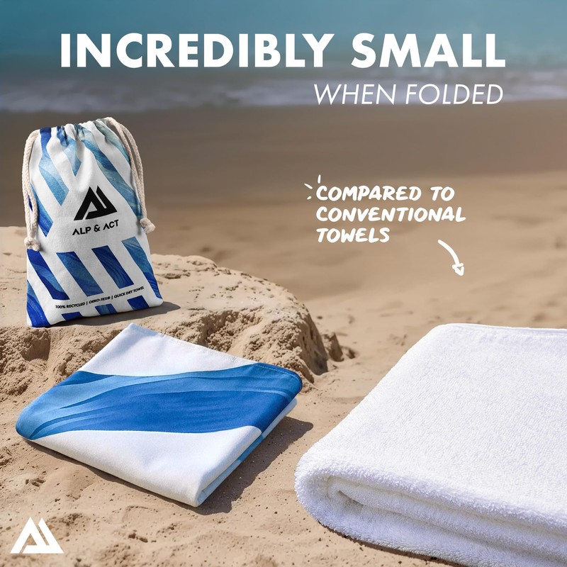 ALP & ACT Beach Towel XXL 200x90 cm - 100%
