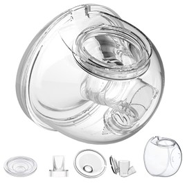 Wearable Breast Pump Accessories Milk Collector Cup,Compatible with Momcozy/TSRETE S9/S10/S12 Wearable Breast Pump,Pump Replacement Parts 27mm