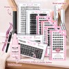 Lash Clusters, PRO,72 Pcs Individual Cluster Lashes 3D Effect DIY