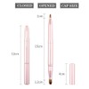 Exquisite Professional Lip Brush Multi-Purpose Two-Head Applicators-Retractable Lipstick Brushes- Lipstick