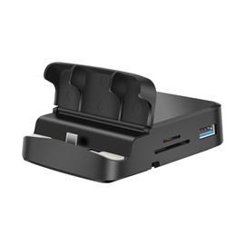 COHEALI USB C Multi Port Hub with Phone Holder Durable Splitter for Tablets Smartphones Easy Setup Material Supports Multiple Devices Simultaneously