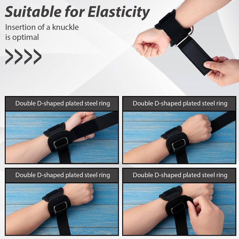 2pcs Lifting Straps and 1pcs Sports Towel, Anti-Slip Weightlifting Wrist