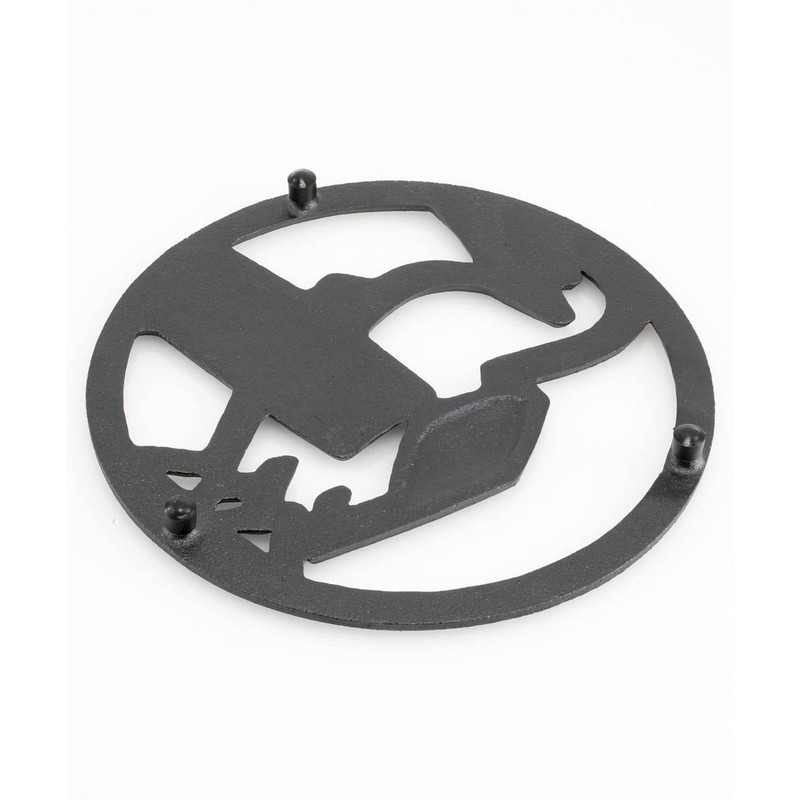 CHUMS CH62-1810 Booby Iron Pot Mat, Trivet, H 0.8 x