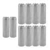 Pack of 10 M8 Long Rod Nuts Hex Coupling Nut