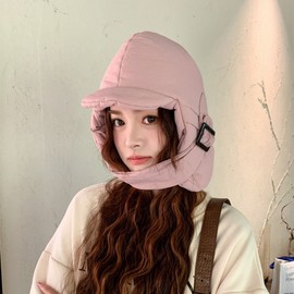 Unisex Padded Winter Camping Balaclava with Earflaps (lf2907, One Size) Khaki 3ea