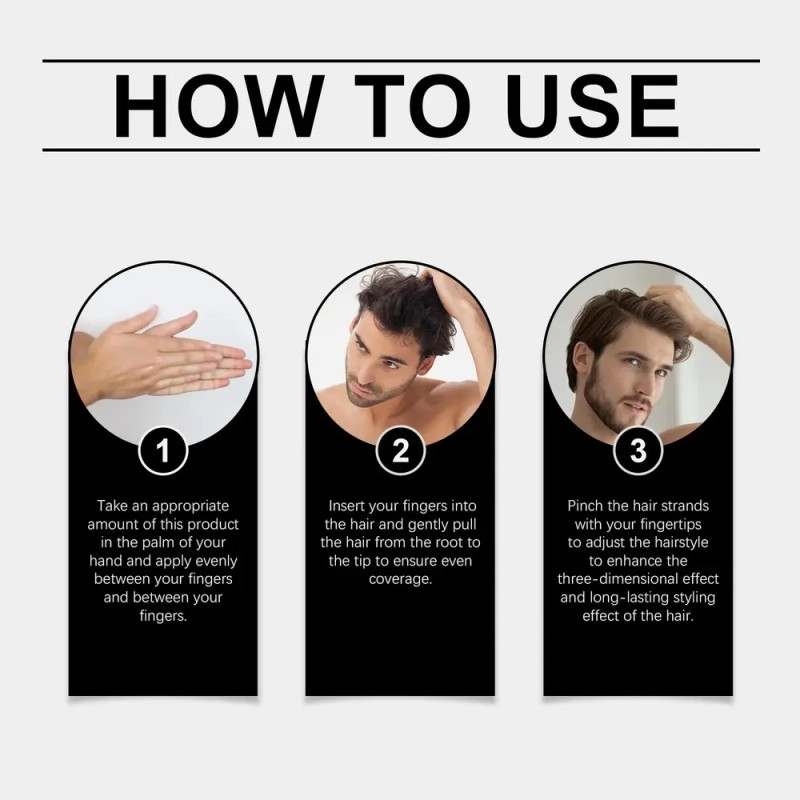 Arcilla Para Cabello Para Hombres Textura Y Volumen Instante