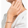 Pulsera Oro Rosa Con Ojo Turco Y Zafiro Protección Elegante