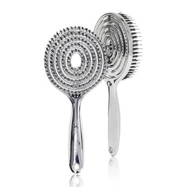 HALOVIDA Cepillo para Cabello con Cerdas Mixtas de Jabalí y Nailon, Cojín de Aire Elástico, Antiestático y de Masaje Capilar, Deja el Cabello Suave y Sin Frizz (1 unidad)