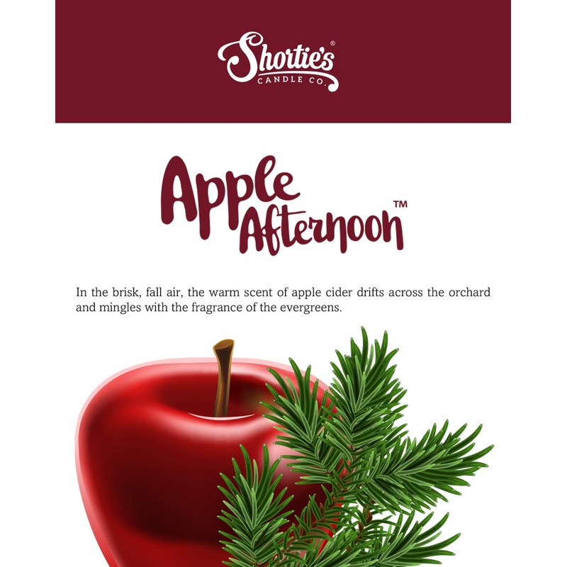 Apple Afternoon Tealight Candles Multi Pack (12 Dark Red Highly