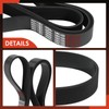 A-Premium Engine Serpentine Drive Belt Compatible with Freightliner Cascadia 2022