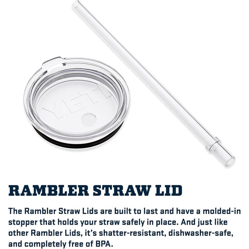 YETI Rambler Straw Cup, Stainless Steel, Beekeeper, 35 oz (1035
