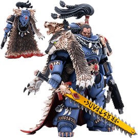 JOYTOY Warhammer 40K Space Wolves 1/18 Action Figures Space Wolves Ragnar Blackmane Model Collection