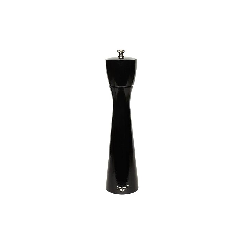 Fletchers' Mill Tronco Pepper Mill, 10-Inch, Black