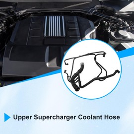 GXARTS Upper Supercharger Coolant Hose LR034637 Compatible with Land Rover Range Rover Sport 2014 2015 2016 2017 2018 2019 2020 2021 2022
