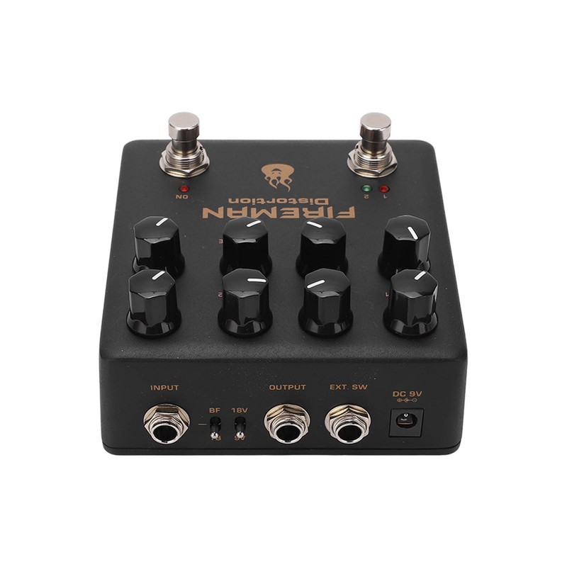 Distortion Effect Pedal 2 Channel Electric Guitar Accessories NDS‑5 with