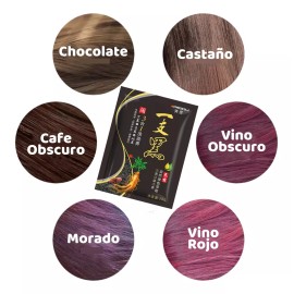 Mafab 12 Shampoo Tinte Instantáneo Cubre Canas Jengibre Natural