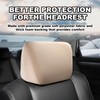 stymart 2 PCS Car Seat Headrest Cover, Universal Headrest Anti-Dirty