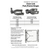 2-7/8" Chain Link Fence Gate Post Hinge - Use for