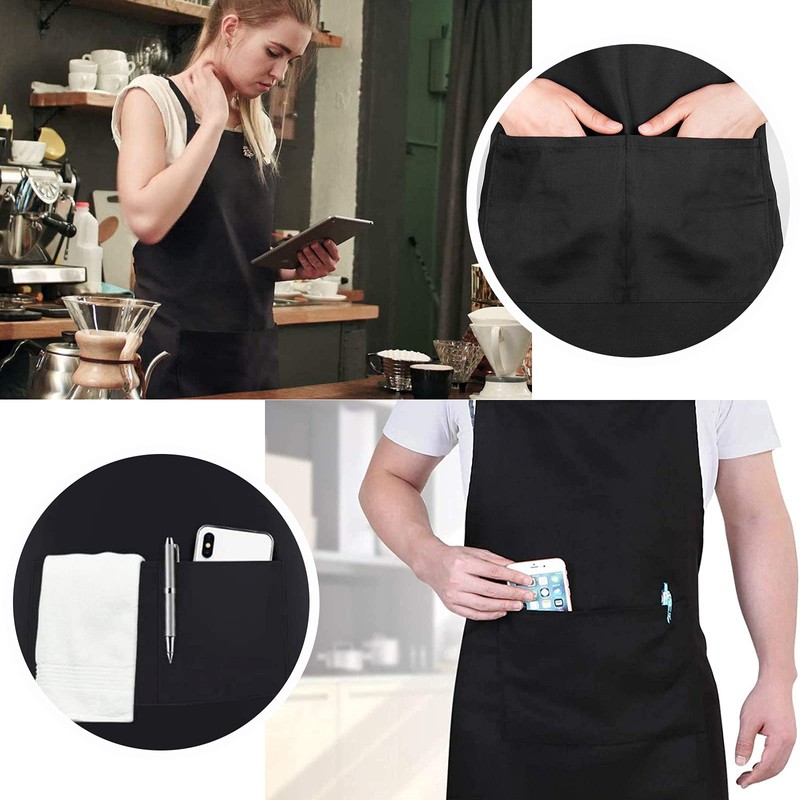 sinzau Cooking Apron, 2 Pack Kitchen Apron, for Kitchen, Garden,