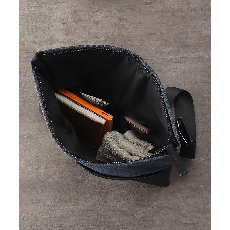 Takeokikuchi 93101330 Men's Clutch Bag, 2-Way Shoulder Clutch Bag, black