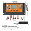PWM Auto Solar Charge Controller LCD Display Dual USB Solar