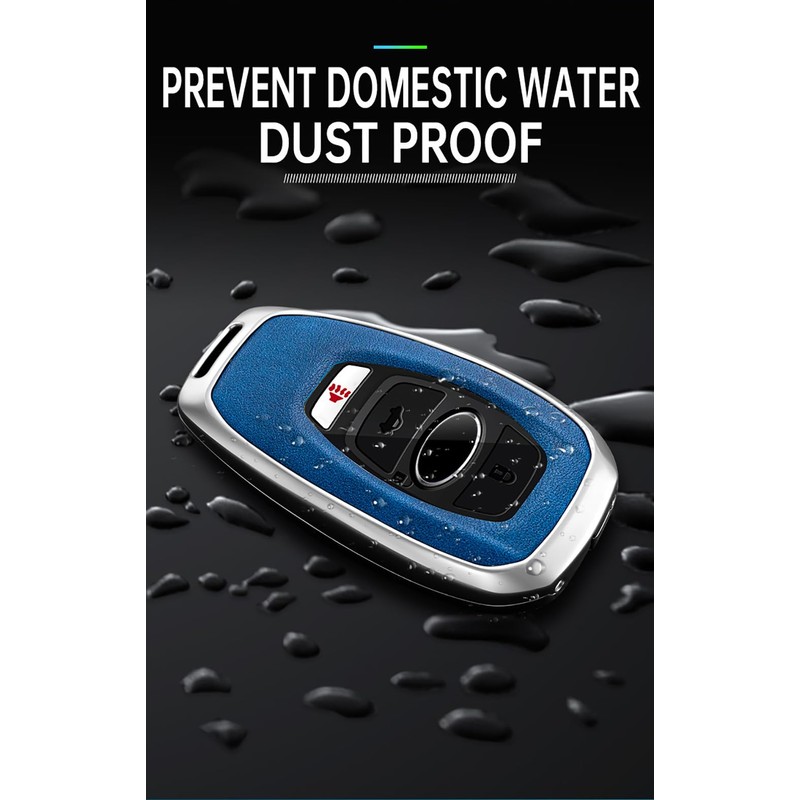 HIBEYO Key Fob Cover for Subaru Outback Ascent Forester Crosstrek