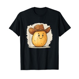 Cowboy Potato Costume with Western Hat for Boys and Girls T-Shirt