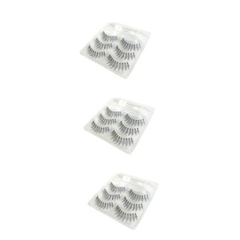 Ipetboom 9pairs Handmade Eyelashes Glue Soft Comfortable Lashes for Daily Wear and Parties Wispy Design Natural Look Easy to Apply and Remove