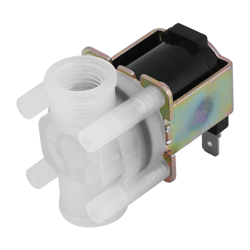 Naroote Solenoid Valve, G1/4 Inch NC Plastic Solenoid Valve Normally