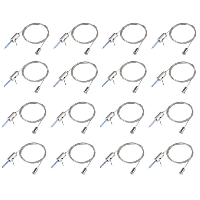 OTTFF 16 Pack 3.2 ft Light Hanging Wire Kit, Ceiling