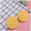 SAFIGLE 12pcs Natural Cellulose Face Scrub Puff for Deep Cleaning