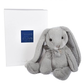 Histoire d'ours - Plush Bunny - Grey - 40cm - Preppy Chic - HO3139
