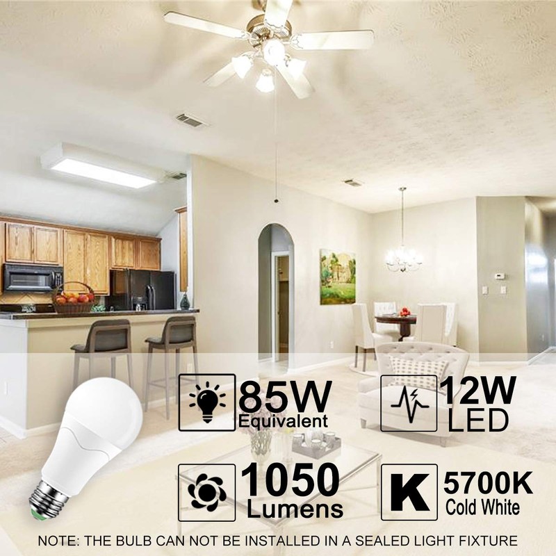 LED Light Bulb 85W Equivalent, Color Changing Light Bulbs with