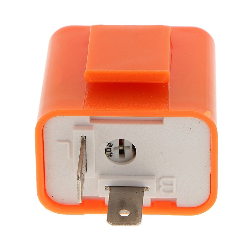 KOZEEY 【ノーブランド 品】フラッシャーリレー 12V 2ピン オートバイ用 LED ターン シグナル ランプ