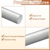 sourcing map 2Pcs 5/8"(16mm) Dia Round Aluminum Rod, 8"(203mm) Long