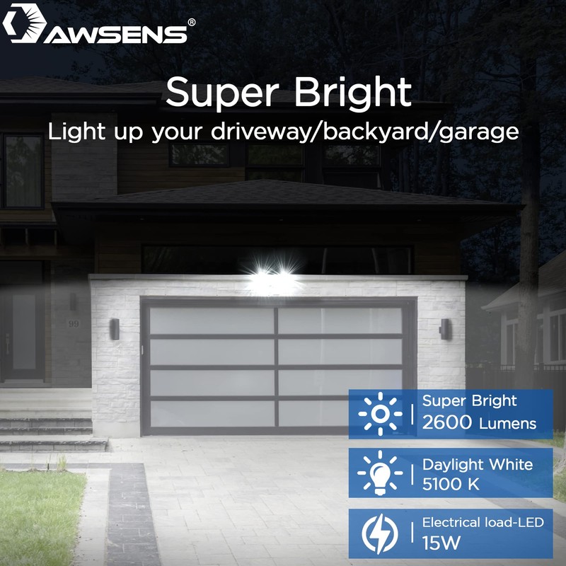 AWSENS 40W LED Security Lights Motion Sensor Light Outdoor, 180