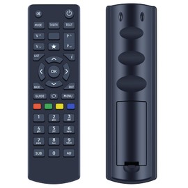 TCNOUMT Replacement Remote Control Compatible for Manhattan Freeview Freesat Plaza HD Box 2-DH1410-MTT DH1410 HD-T2 HD-S2 HDT2 HDS2