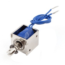 uxcell 2A Push Pull Type Open Frame Solenoid Electromagnet, 10 mm, 20N, DC 12V