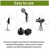 Microphone Screw Adapter, Camera Screw Converter Adapter, 1/4 Male to