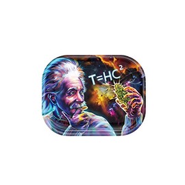 Stylish Metal Tray 7 Inch Syndicate Elegant and Elegant Color Surface with Smooth Rounded Edges Decorative Tray Beautiful Art Lightweight Small Black Hole