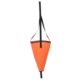 XHIKOWAT PVC Drift Sock Sea Anchor Traction Rope Buoy Floating Ball Sea Brake System Compact Portable Design (Orange),Rowing